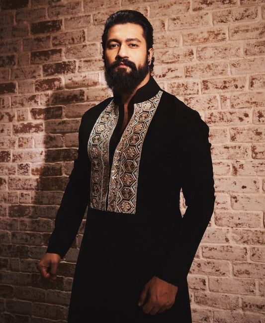 Vicky Kaushal Embroidered Work Kurta
