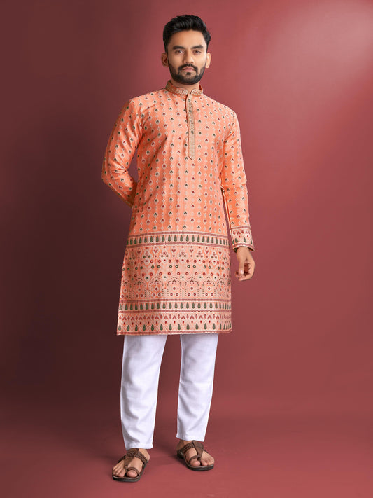 Men's Designer Daaman Concept Kurta